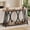 Rustic Brown, variant on .24 Inch Entryway Console Table, Industrial Sofa Table Behind Couch with Shelves, 2 Tier Accent Table with Metal Frame for Living Room, Entrance, Hallway, Foyer, Gray