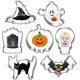thumbnail image 1 of Juego de 7 cortadores de galletas de Halloween, cortadores de galletas de acero inoxidable para vacaciones, kaili Sencillez, 1 of 5