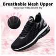thumbnail image 3 of MAYKX Women’s Air Running Shoes – Knit Upper Tennis Sneakers Soft Cotton Insole Cushion Walking Shoes for Sports or Daily Walks, 3 of 5