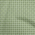 thumbnail image 1 of oneOone Rayon Green Fabric Geometric Sewing Craft Projects Fabric Prints By Yard 56 Inch Wide, 1 of 5