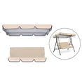 thumbnail image 3 of Juego de Cojines para Columpio de Patio Columpios asientos toldos Accesorios para Muebles Exteriores Beige shamjiam Toldo abatible, 3 of 7