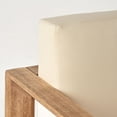 thumbnail image 4 of Davion Acacia Wood Outdoor Club Chair, Brown Wash, Beige, 4 of 6