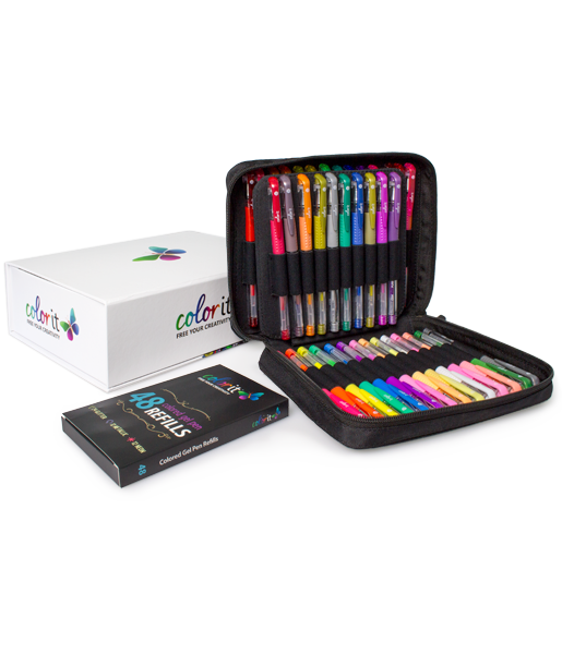 gel ink pens for coloring