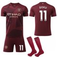 thumbnail image 1 of Man City 2024-25 Home Football Jersey Kit Size S-XXL No.11 DOKU, 1 of 2