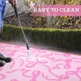 thumbnail image 3 of Alfombra Nuanchu Outdoor impermeable con lazo rosa, 152 x 244 cm, 3 of 7