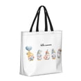 thumbnail image 2 of Vsdgher Summer Gnome print Tote Bag for Women Shoulder Bag with Zipper Large Shoulder Bag Handle Handbag Portable Washable for Travel, Work, 2 of 8