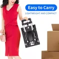 thumbnail image 4 of Platform Cart Dolly Folding Moving Warehouse Push Hand Truck Trolley Cart Black, 4 of 8