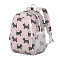 thumbnail image 2 of Scottish Terrier Backpack for School,Cute School Bag,Schoolbag with Adjustable Shoulder Straps & Padded Back,15"x11.42"x5.5", 2 of 6