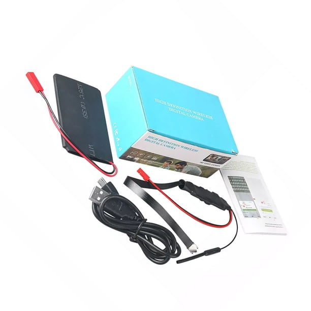 Inteprter Cámara Wifi de tecnología avanzada negra para cámara IP de monitoreo remoto Cámaras de vigilancia
