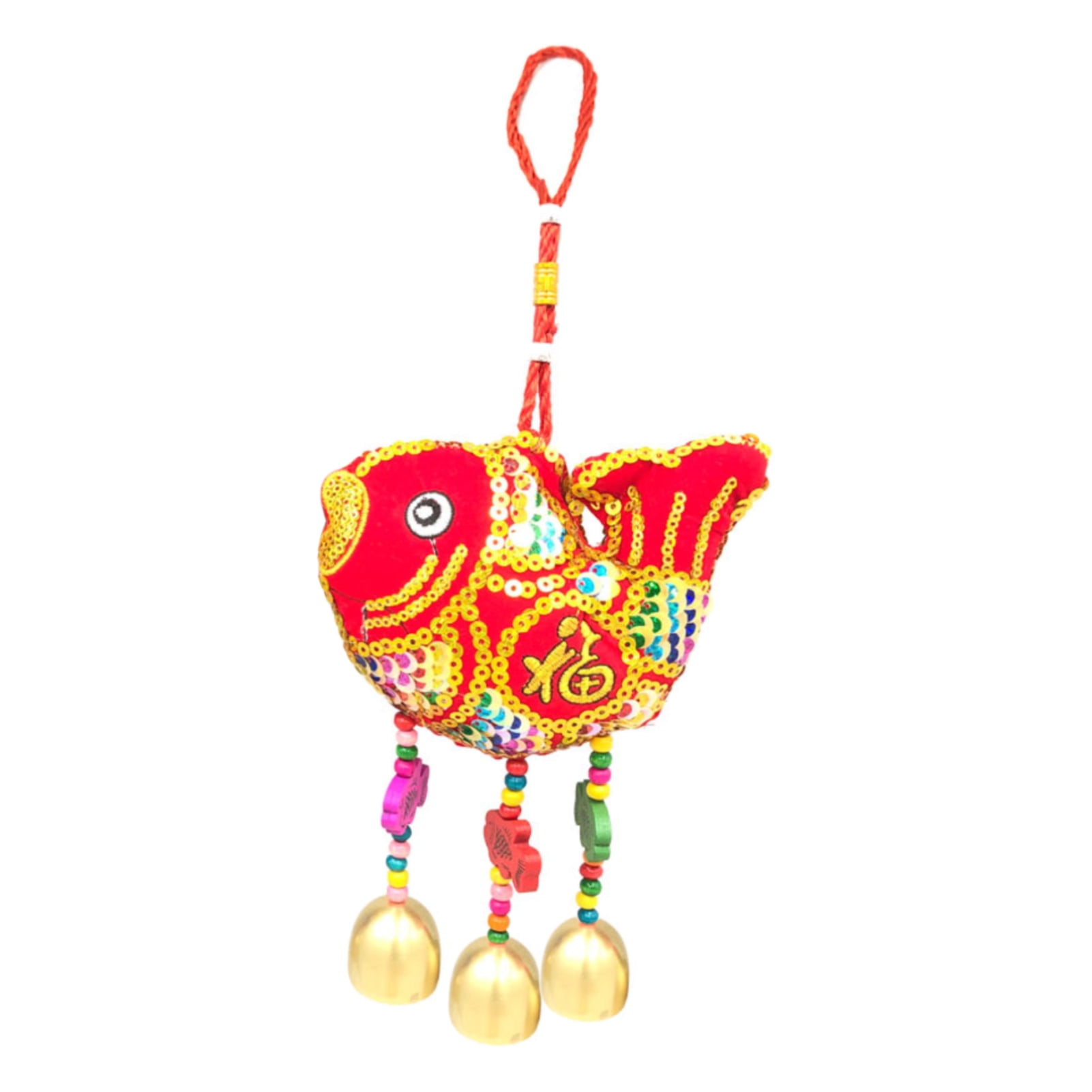 Farfi Zodiac Wind Chimes Sachet FU Character Traditional Chinese Style