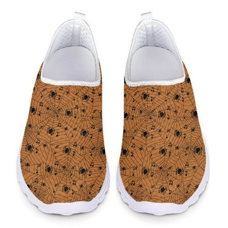 

Spider Web Halloween Gift Pattern Ladies Spring Autumn Walking Shoes Brand Design Outdoor Travel Sneakers Zapatos Para Mujeres