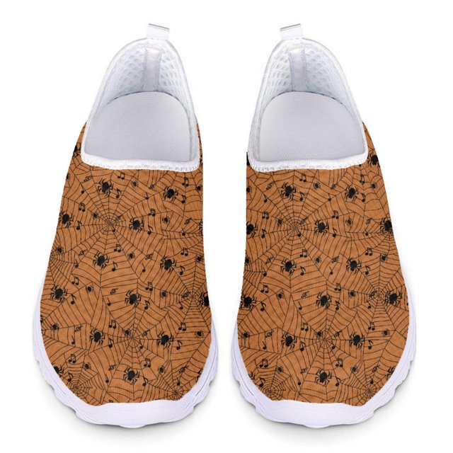 Motif Cadeau d'Halloween Toile d'Araignée Chaussures de Marche Printemps Automne Design de Marque Espadrilles de Voyage Extérieur