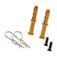 thumbnail image 2 of Almencla 2x RC Body Post Aluminum Shell Holder Mounts for 1/12 1/14 Crawler Car Truck gold, 2 of 8