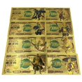 thumbnail image 4 of Los billetes de banco plásticos de la tarjeta del yen del anime de Japón del arte de encargo de todos los estilos fijan en oro 24k plateado para la colección, 4 of 4