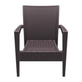 thumbnail image 4 of Compamia Miami Resin Club Chair in Brown, 4 of 10