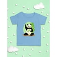 thumbnail image 3 of Panda Sitting With Bamboo T-Shirt Infant -Image by Shutterstock,  12 Months, 3 of 4
