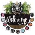 thumbnail image 1 of Hearth & Gear Interchangeable Door Signs 12 Interchangeable Door Signs Interchangeable Wooden Door Signs Door Sign Decorations Door Sign Decorations For All Places Welcome Door Sign Metal This Kitchen, 1 of 7