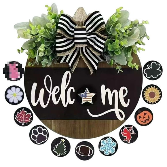 Hearth & Gear Interchangeable Door Signs 12 Interchangeable Door Signs Interchangeable Wooden Door Signs Door Sign Decorations Door Sign Decorations For All Places Welcome Door Sign Metal This Kitchen
