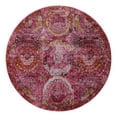 thumbnail image 3 of Unique Loom Baracoa Collection Area Rug - Coppelia (4' Round Pink/Ivory), 3 of 7
