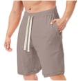 thumbnail image 2 of Jalioing Men's Sweat Shorts Casual Drawstring Waist Gym Workout Sport Shorts Summer Athletic Shorts with Pocket, 2 of 3