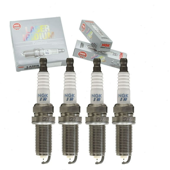 4 pc NGK Laser Iridium Spark Plugs compatible with Kia Sorento 2.4L L4 2011-2013