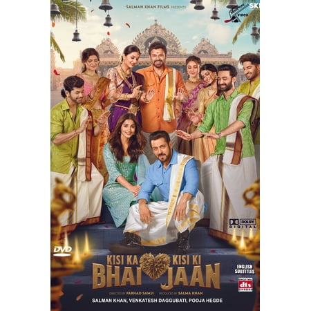Kisi Ka Bhai Kisi Ki Jaan Hindi DVD Stg: Salman Khan Venkatesh Pooja Hegde Bollywood Film DVD