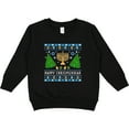 thumbnail image 2 of Inktastic Happy Chrismukkah Sweater Style with Menorah and Trees Toddler Sweatshirt, 2 of 4