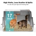 thumbnail image 2 of XXXL Cat Litter Box, Giant Enclosed Cat Litter Boxes for Big Cats, Extra Large Litter Box for Multiple Cats, Metal Cat Litter Box with Scoop, Silver Gary, 2 of 8