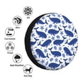 thumbnail image 4 of Fotbe Whale Funda de Llanta de Repuesto con Estampado, Engrosada, Ajuste Universal para Jeep, Remolque, RV, SUV, Camión-16 inch, 4 of 6