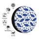 thumbnail image 4 of Fotbe Whale Funda de Llanta de Repuesto con Estampado, Engrosada, Ajuste Universal para Jeep, Remolque, RV, SUV, Camión-16 inch, 4 of 6