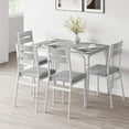 thumbnail image 1 of GloryStar Dining Table Set for 4, Small 5-Piece Table and Chairs Set, Square Dinette Set for Kitchen or Dining Room, Perfect for Small Spaces, 1 of 9