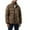48Brown, variant on guisaled Puffer Jackets for Men Lightweight Quilted Puffy Down Coat Stand Collar Zipper Water-Resistant Winter Warm Packable Outerwear