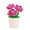color/F, variant on Mother's Day DIY Fuzzy Flower Pot Kit - Twist Pipe Cleaner Craft for Kids Classroom & Family Bonding
