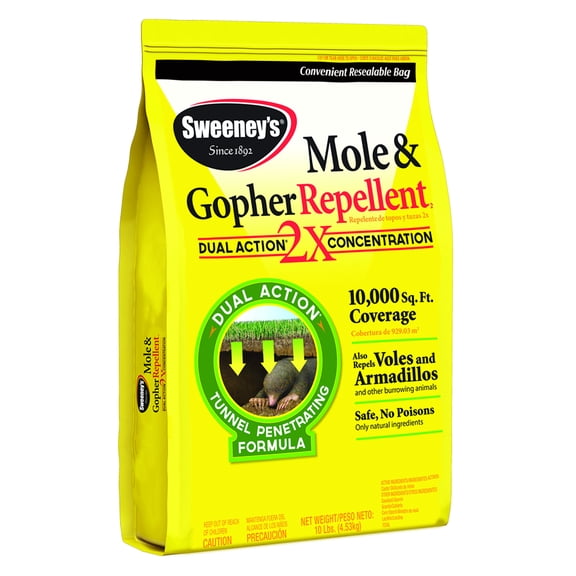 Victor Sweeney's Mole and Gopher Repellent Granules, 10 lb