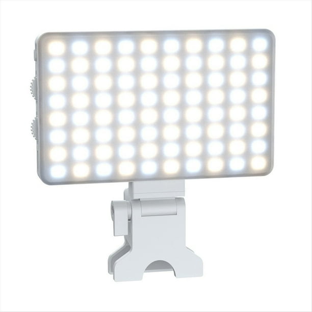 Luz de Relleno para Teléfono Móvil con Interfaz de Carga Tipo C, Luz de Relleno LED Portátil con Clip, Color