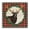 Festive Plaid Elk, variant on Stupell Industries Farmhouse Home For Christmas Phrase Brown Floating Frame Canvas Art, 18 x 18, by Silvia Vassileva