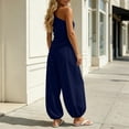 thumbnail image 5 of SOOMLON Pants Sets Women 2 Piece Outfits Plus Size One Shoulder Top Loose Jogger with Pockets 2 Piece Summer Sets, 5 of 6
