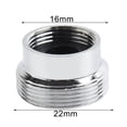 thumbnail image 3 of Tap Connector Faucets-Adaptors Inside Outside Thread Water Saving Faucets Kitchen-Faucet Adapter Kitchen Accessory 16/18/20-22mm 16mm-22mm, 3 of 9