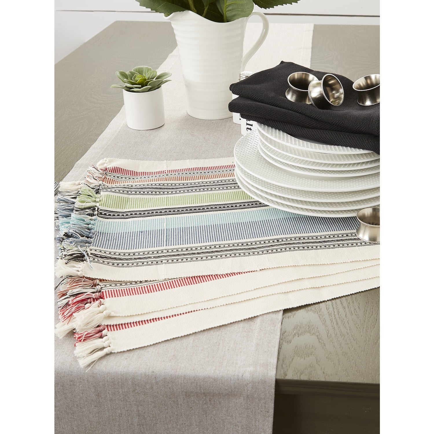 Mediterranean Stripe Placemat (Set of 6)