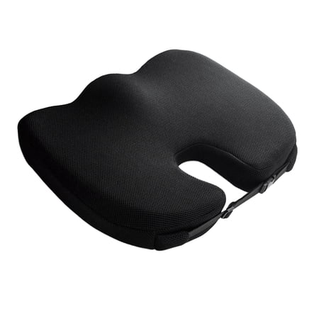 Seat Cushion Pad Tailbone Rest Seat Pillow with Fix Buckle Orthopaedic