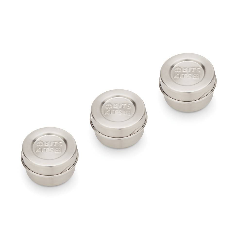 Stainless Steel Condiment Containers (Set of 3)
