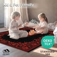 thumbnail image 4 of ODIKA 8'x10' Machine Washable Non-Slip Area Rug, Chilling Horror Inspired Design High Traffic Rug, Red, 26496, 4 of 7