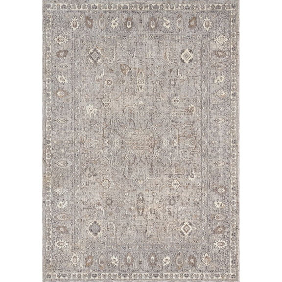United Weavers Armada Area Rug 4545 21550 Clermont Grey Transitional, 1'10" x 3',Grey