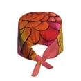 thumbnail image 2 of Salouo Hip Hummingbird In Jacket Print Adjustable Working Caps,1 Pcs Working Hats Elastic Scrub Hats Elastic Tie Back Hats Unisex Nurse Scrub Cap Nurse Hats ,One Size, 2 of 7