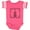 Football Pink and White, variant on Inktastic Violin Music Instrument Musician Girls Baby Bodysuit
