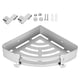 thumbnail image 1 of Estante triangular para almacenamiento de champú de acero inoxidable - Accesorio de baño, 1 of 10