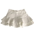 thumbnail image 3 of SNKSDGM Girls' Denim Pleated Skort, Elastic Waist 2-in-1 Pleated Mini Skirt with Shorts No- Elastic Waist Toddler Tutu, 3 of 3