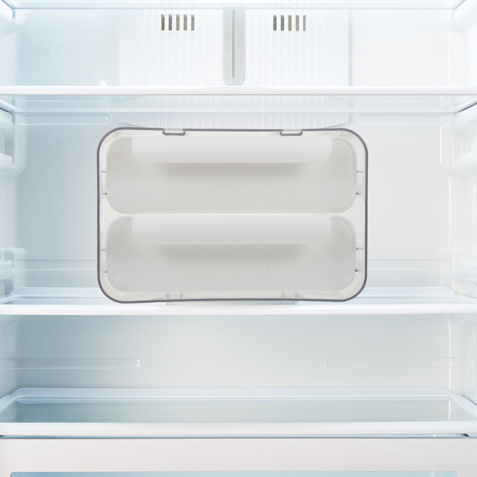 YOSADIER Slide Type Egg Storage Box Plastic White Stabilize Eggs Kitchen Use 1Pcs