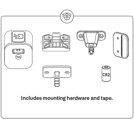 Yale - Smart Lock Wi-Fi Cabinet Lock with App/Electronic Guest Key Access - White