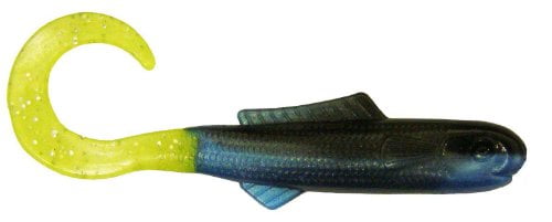 100-Pack Big Bite Baits 2.5-Inch Minnow-Curl Tail Lure